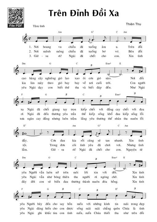 Trên đỉnh đồi xa