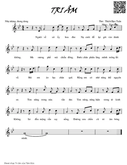 Tri âm - Tâm Đức