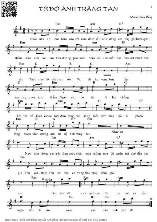 Từ độ ánh trăng tan