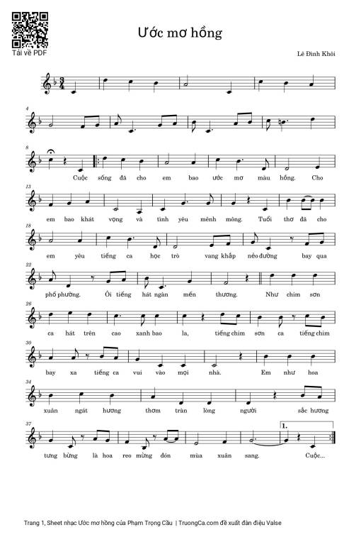 Ước mơ hồng - Phạm Trọng Cầu