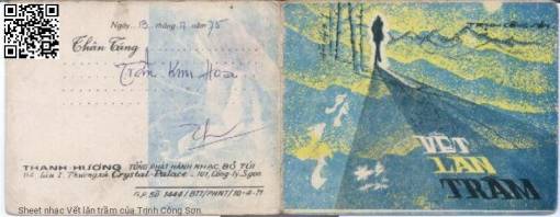 Sheet nhạc PDF bài Vết lăn trầm