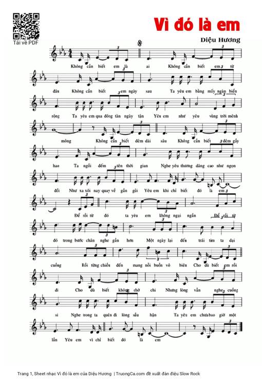 Vì đó là em - Diệu Hương