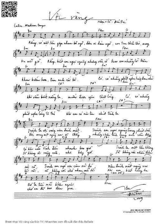 Vội vàng - Đức Trí