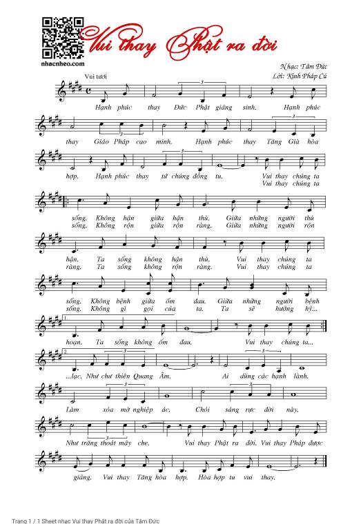 Vui thay Phật ra đời