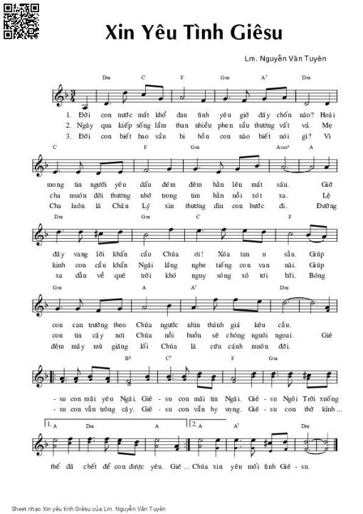 Xin yêu tình Giêsu