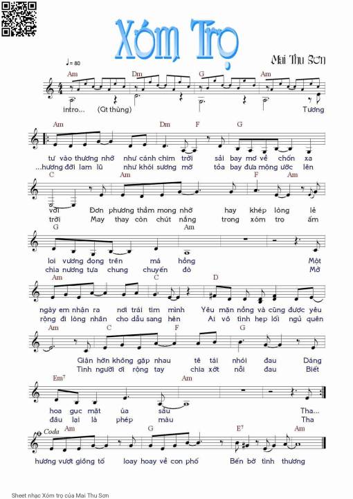 Xóm trọ - Mai Thu Sơn