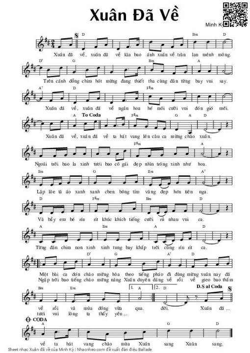 Xuân đã về - Minh Kỳ