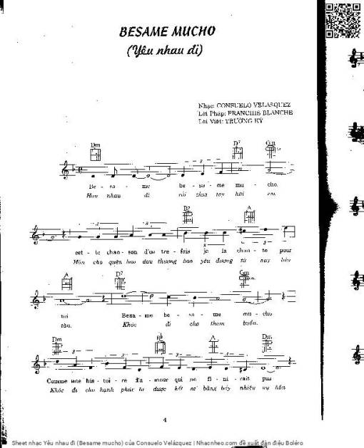 Yêu nhau đi (Besame mucho)