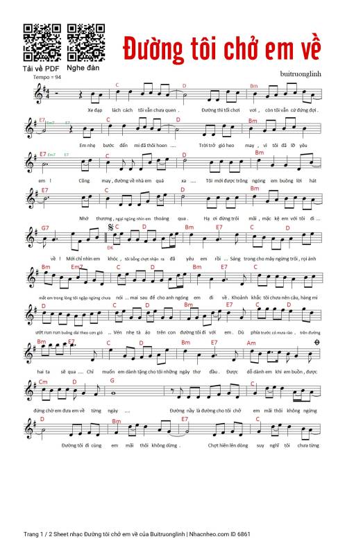 Đường tôi chở em về