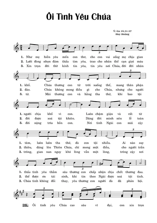 Ôi Tình Yêu Chúa
