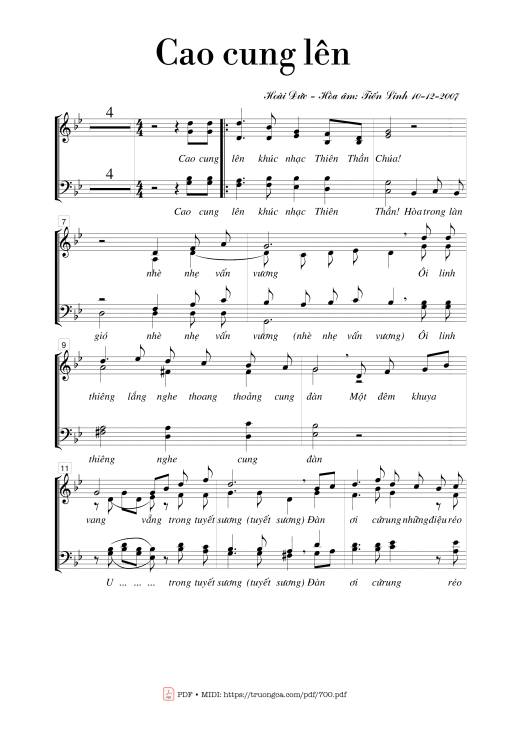 Cao cung lên (4 bè)