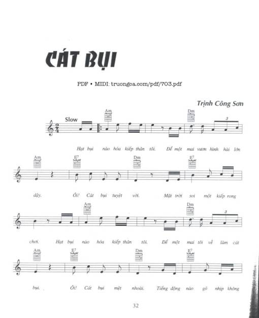 Cát bụi - Trịnh Công Sơn