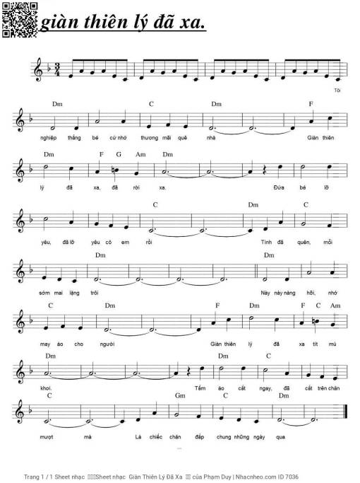 Giàn Thiên Lý Đã Xa		