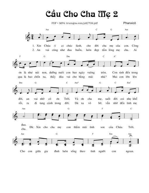 Cầu cho cha mẹ 2