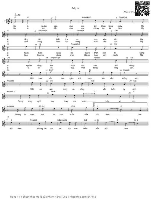 Mẹ là - Phạm Năng Tùng