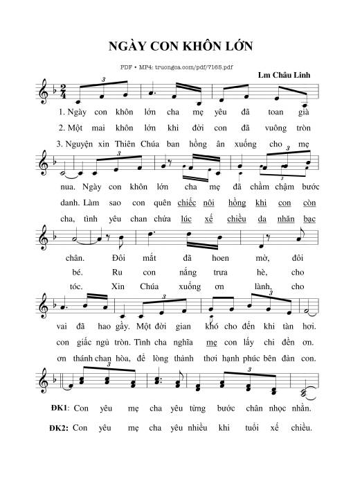 Ngày Con Khôn Lớn