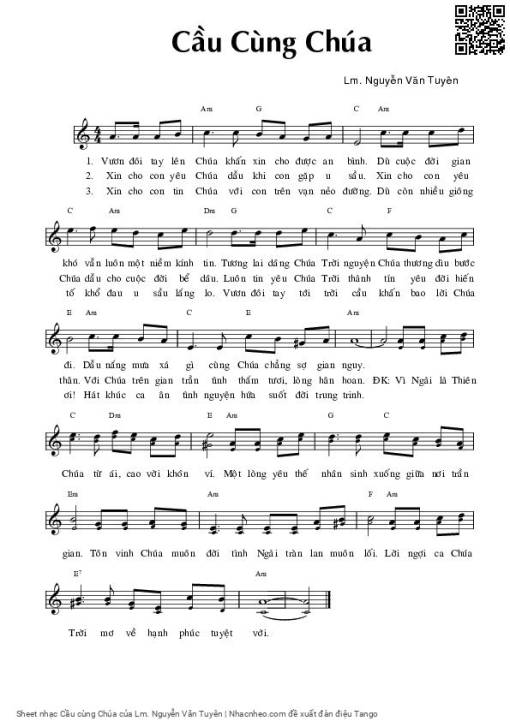 Cầu cùng Chúa - Lm. Nguyễn Văn Tuyên