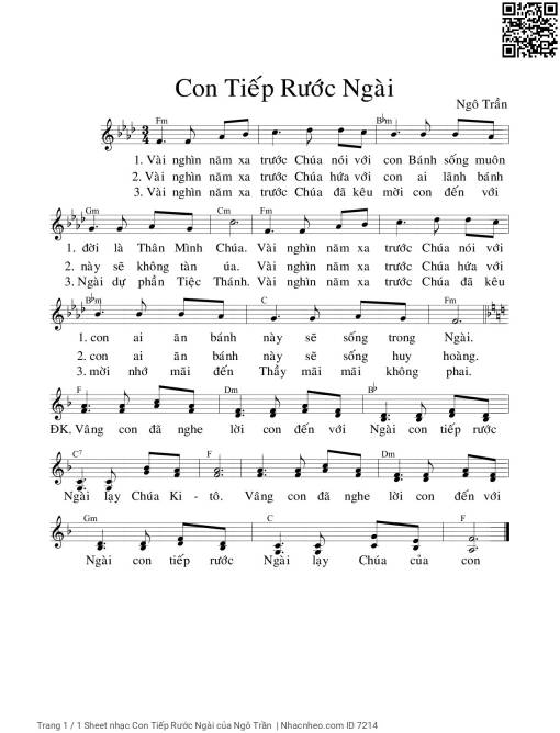 Con Tiếp Rước Ngài