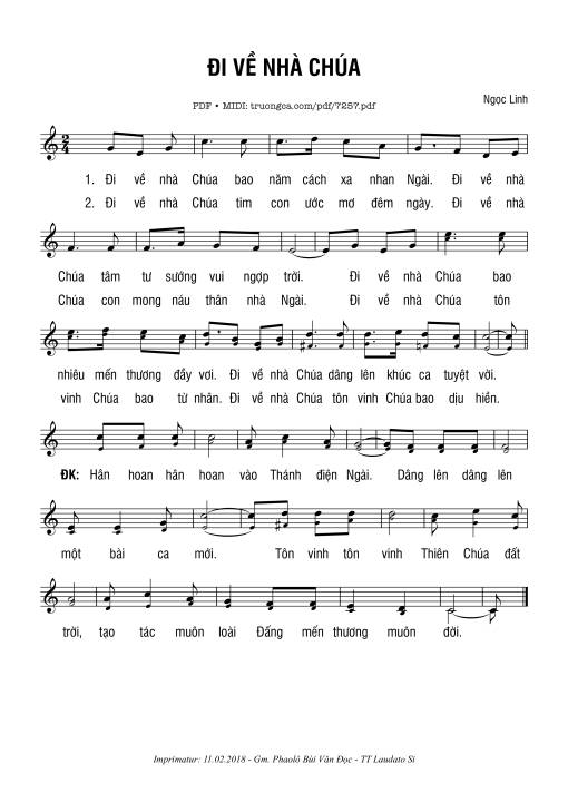 đi Về Nhà Chúa