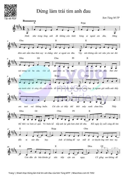 Đừng làm trái tim anh đau