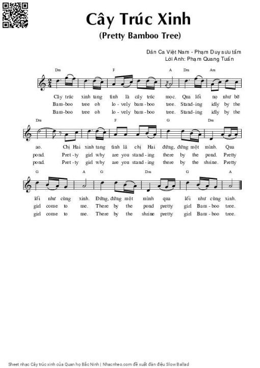 Cây trúc xinh - Quan Họ Bắc Ninh