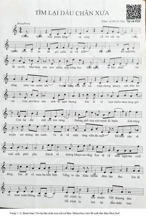 Tìm lại dấu chân xưa