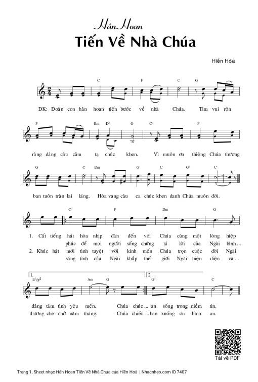 Hân Hoan Tiến Về Nhà Chúa