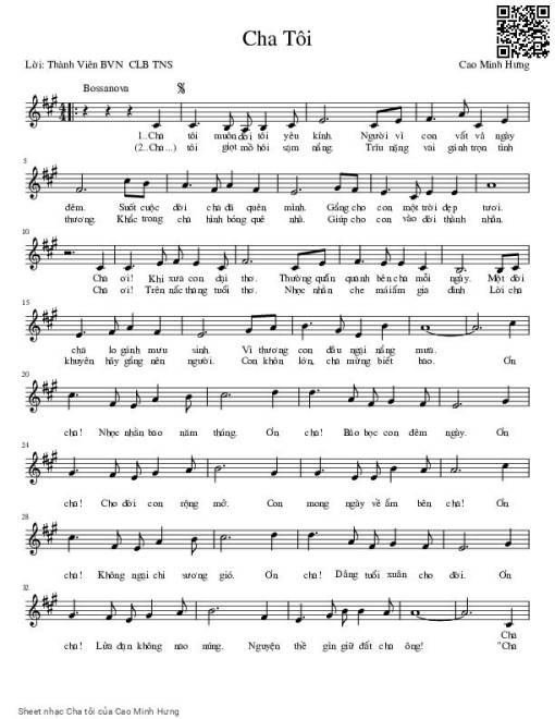 Cha tôi - Cao Minh Hưng