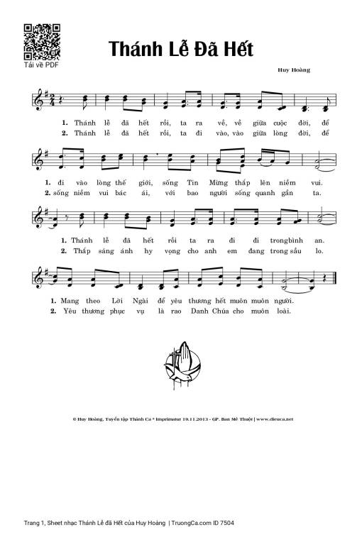 Thánh Lễ đã Hết