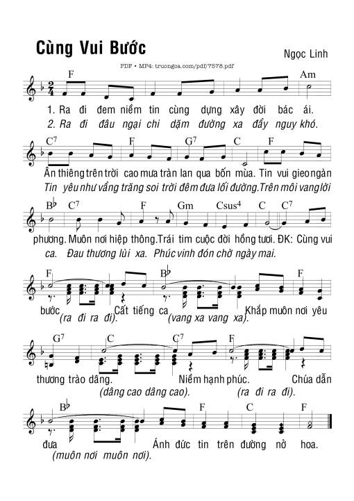 Cùng Vui Bước - Ngọc Linh