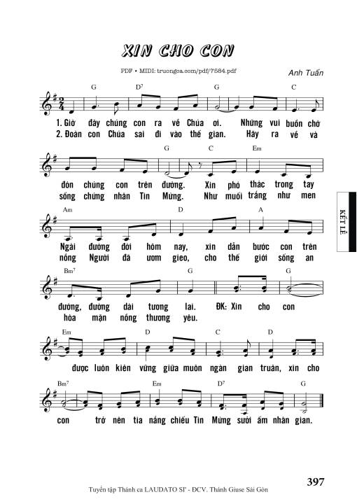 Xin Cho Con - Anh Tuấn