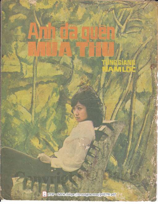 Sheet nhạc PDF bài Anh đã quên mùa thu