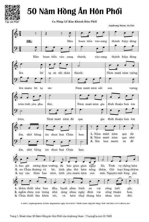 50 Năm Hồng ân Hôn Phối