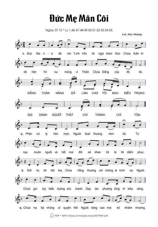 đức Mẹ Mân Côi 07.10 (lc. 1)