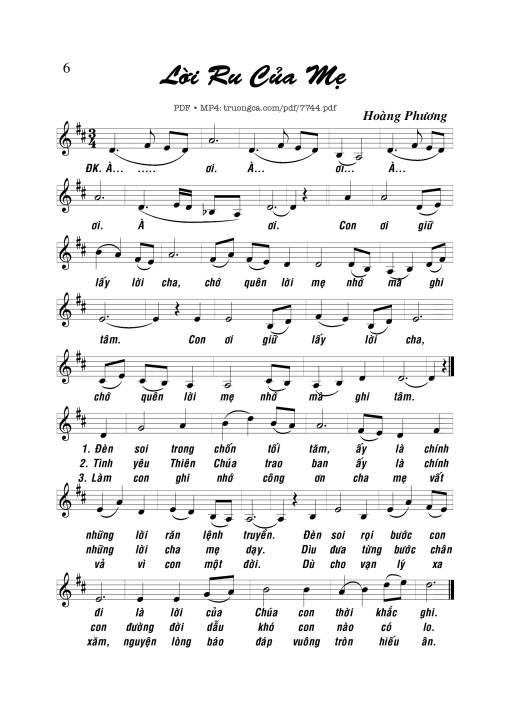 Lời Ru Của Mẹ