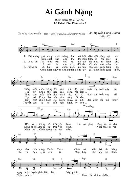 Ai Gánh Nặng (mt. 11)