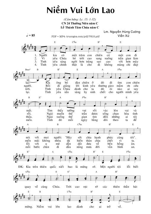 Niềm Vui Lớn Lao (lc. 15)