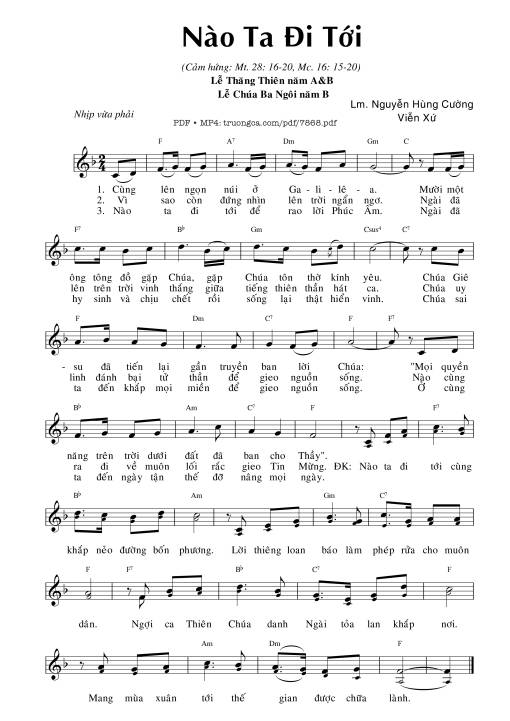 Nào Ta đi Tới (mc. 16)