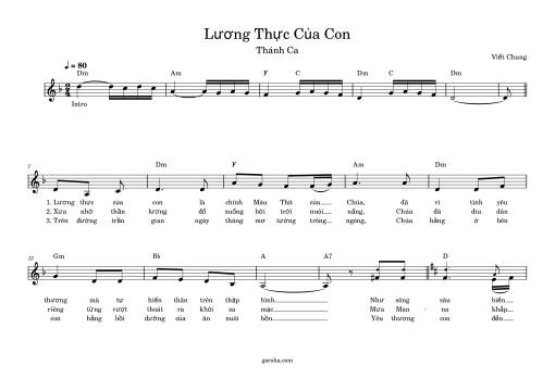 Lương Thực Của Con