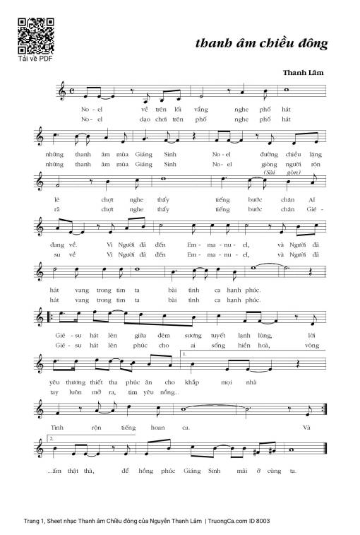 Thanh âm Chiều đông