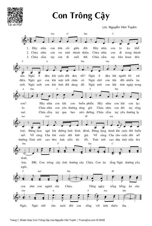 Con Trông Cậy - Nguyễn Văn Tuyên