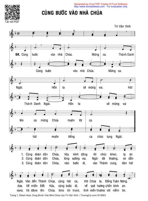 Cùng Bước Vào Nhà Chúa