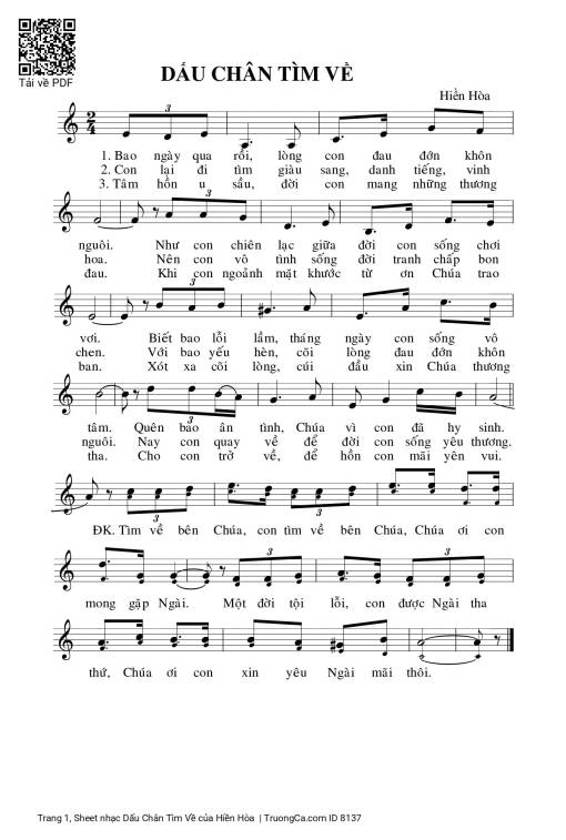 Dấu Chân Tìm Về