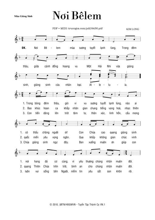 Nơi Bêlem - Kim Long