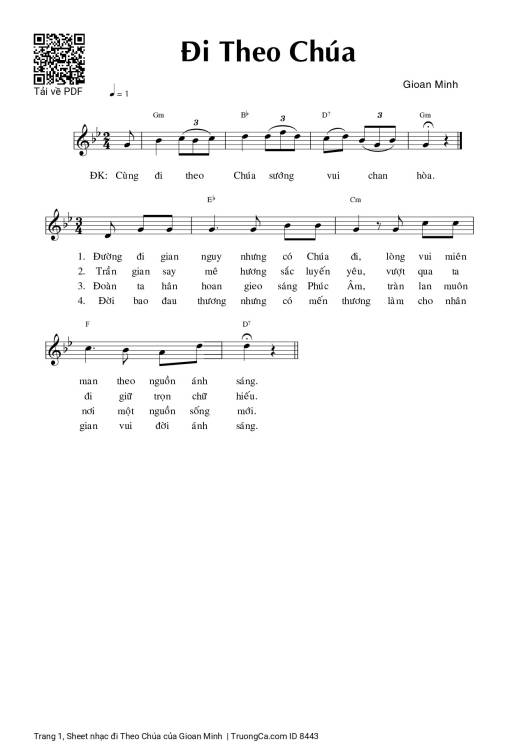 đi Theo Chúa - Gioan Minh