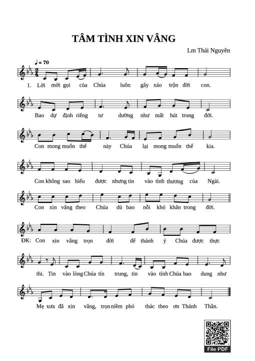 Tâm Tình Xin Vâng