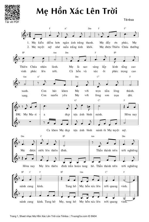 Mẹ Hồn Xác Lên Trời