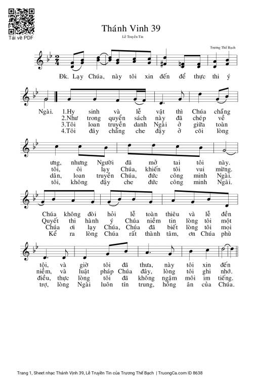 Thánh Vịnh 39, Lễ Truyền Tin