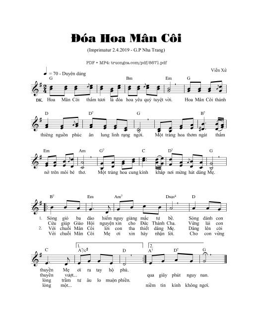 đóa Hoa Mân Côi - Viễn Xứ