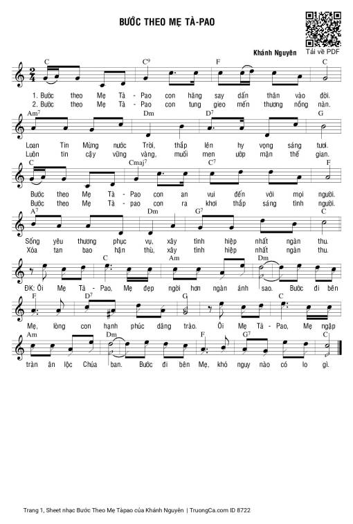 Bước Theo Mẹ Tàpao